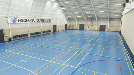 Hal 5 i Fredericia Idrætscenter Hal 5 i Fredericia Idrætscenter